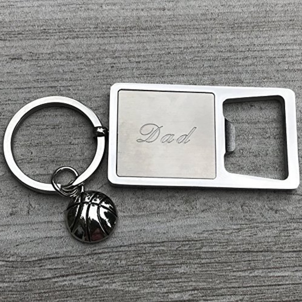 Basketball Dad Stainless Steel Bottle Opener